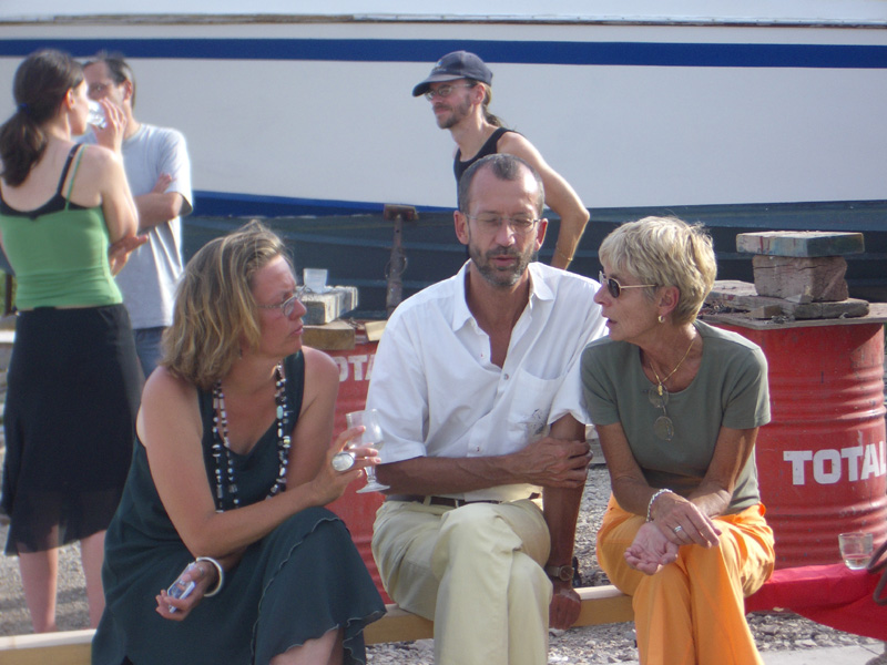 Ariane, Frank, Christine, hinten Fränzi, Philipp, Beat