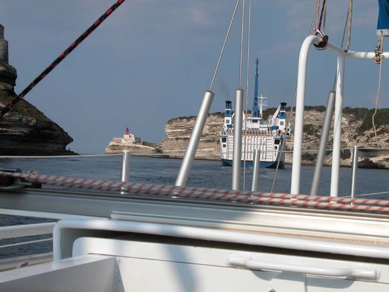 Ausfahrt aus Bonifacio