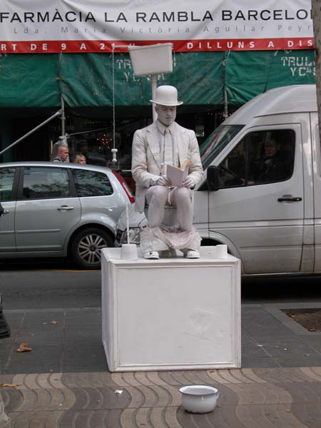 Strassenkünstler Rambles 