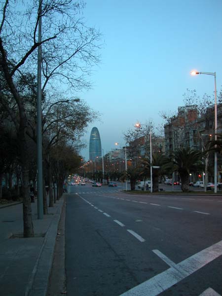 Abendstimmung in Barcelona 