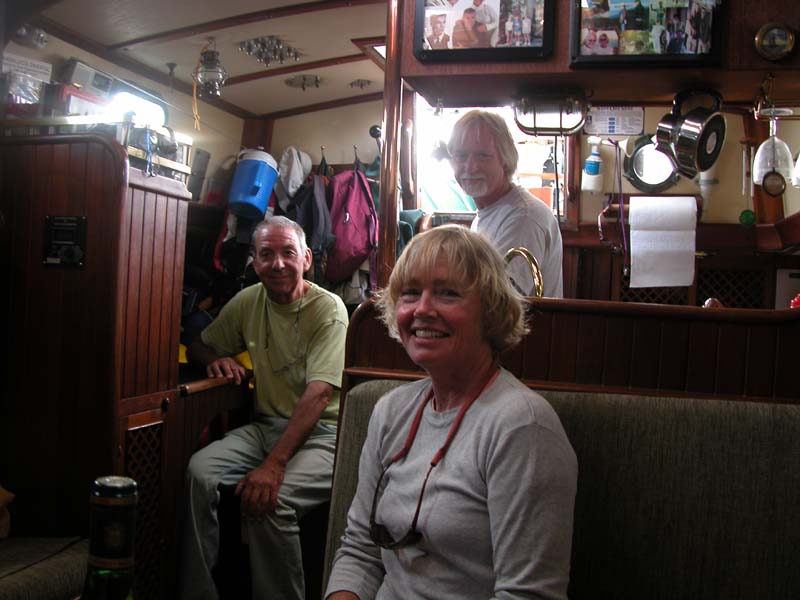 Mit Deborah und Brian in der Chinook 