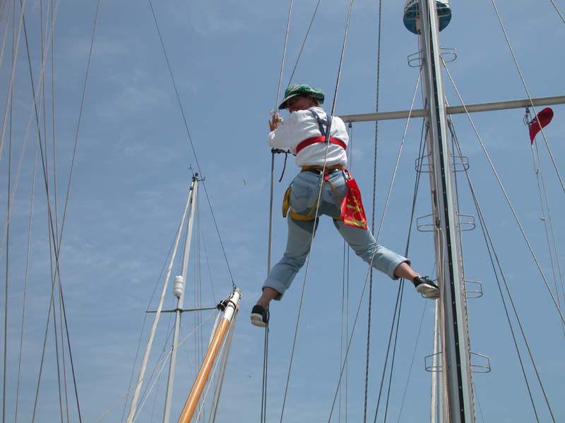 Ariane im Mast 