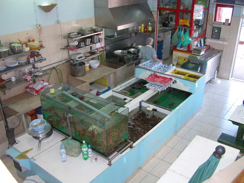 Küche der Fischbeiz 