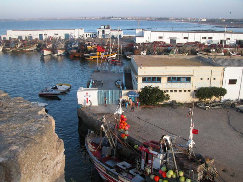 Sicht auf den Club Nautico und Suleika 