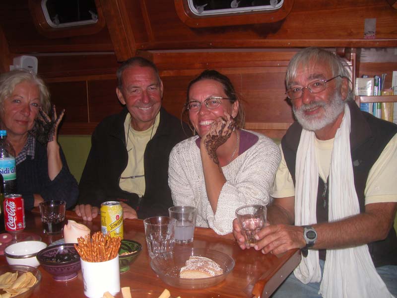 Françoise, Martin, Ariane und Alain 