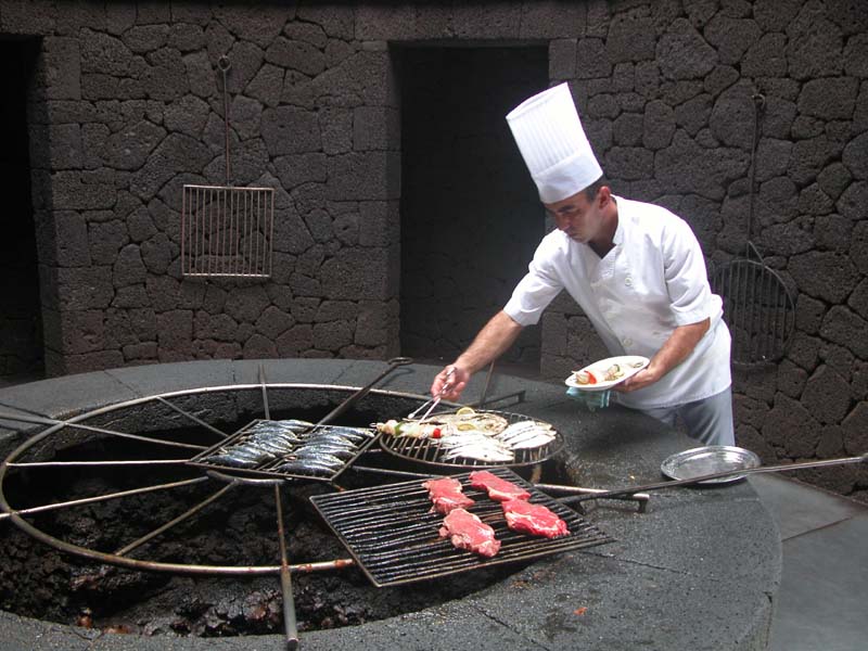 Grillen mit Vulkanwärme 