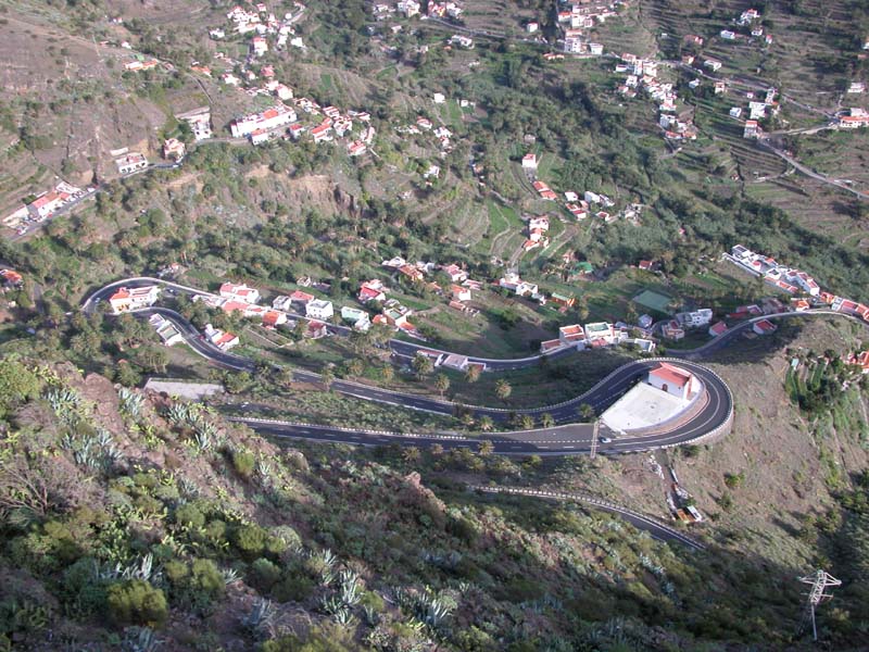 Blick ins Valle Gran Rey 