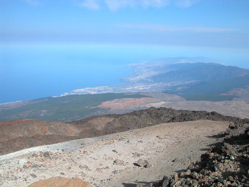 Blick von Teïde nach Norden 