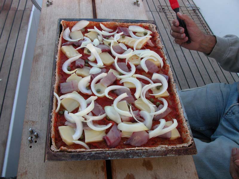 Auf der Pizza 