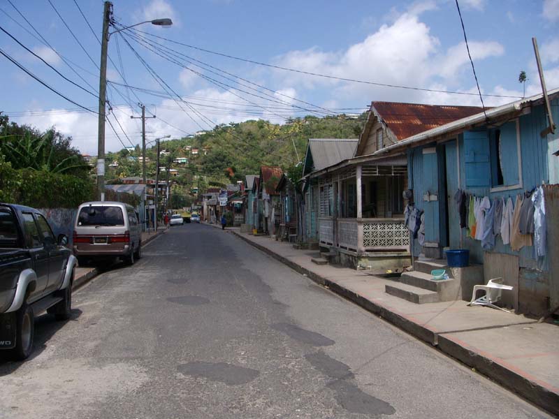 Im Dorf Anse la Raye 