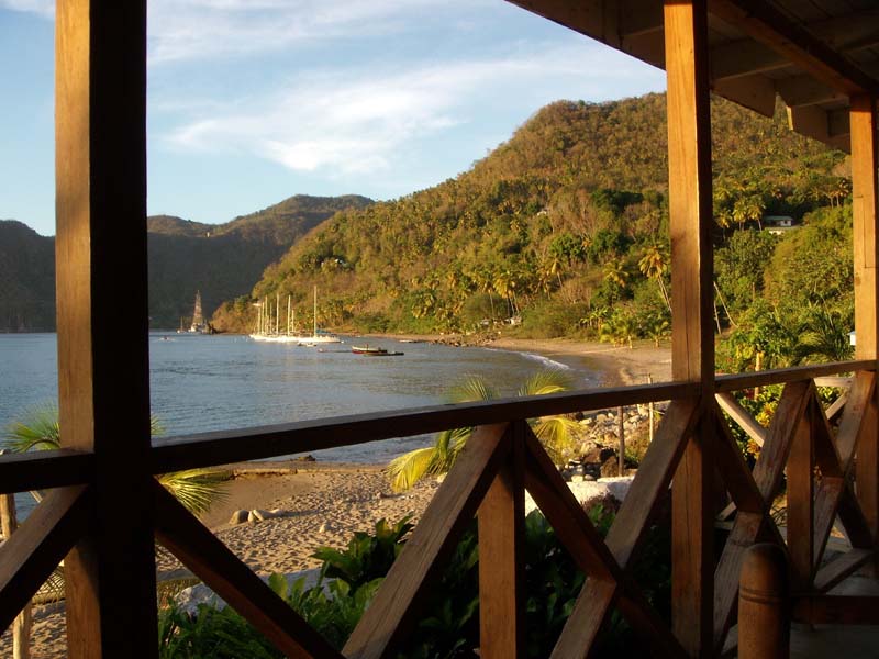 Malgrétou Bay bei den Pitons 