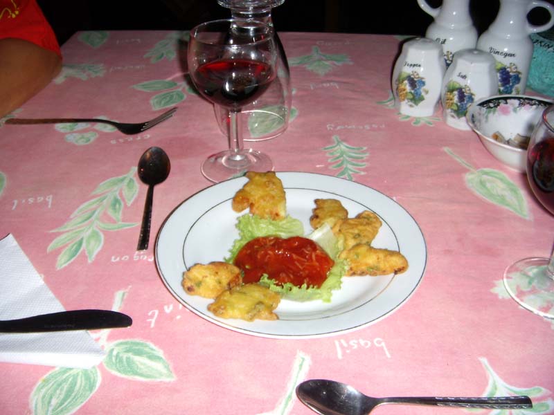 Fishcake in Bernnys Restaurant 