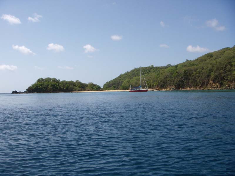 Ankern in der Rameau Bay 