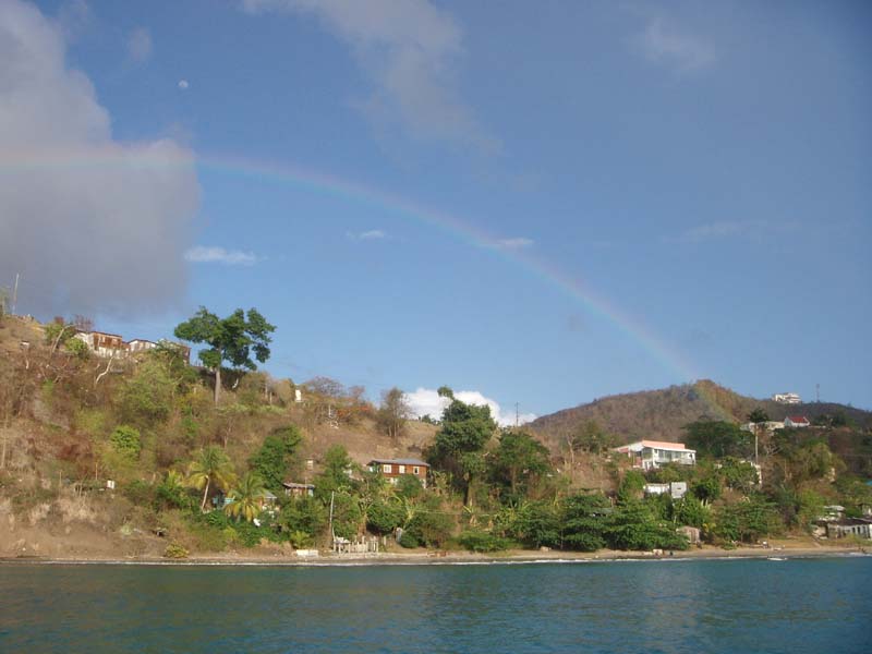Regenbogen in Martin’s Bay 