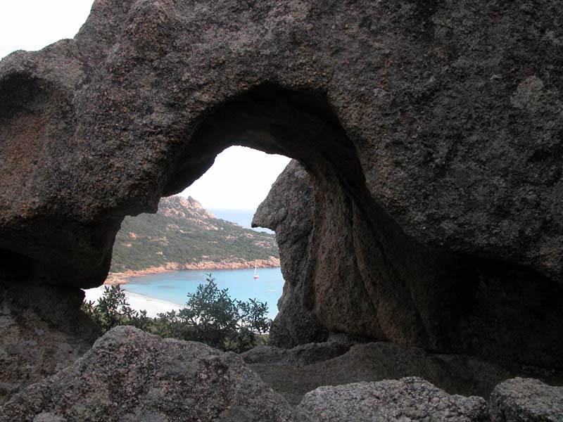 Korsika – Suleika in der Anse de Roccapina (September 2005) 