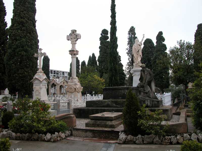Friedhof in Sitges, Costa Dorada (Januar 2006) 