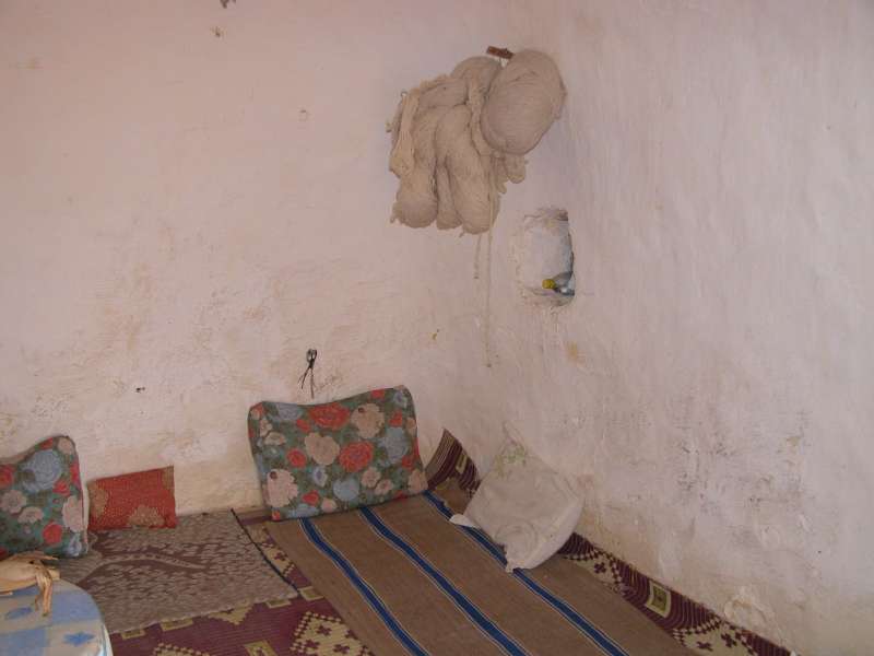 Speisesaal beim Couscousessen, El Jadida, Marokko (September 2006) 