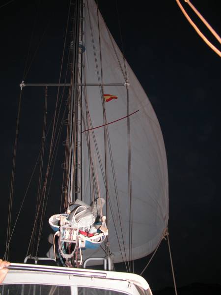 Segeln bei Nacht, Transat (Januar 2007) 