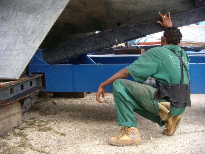 Massarbeit, Chaguaramas, Trinidad (Juli 2007) 