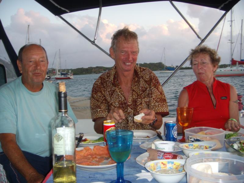 Die Geniesser Tony, Michael und Audrey 