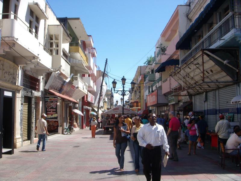 El Conde, Fussgängerzone in Santo Domingo 