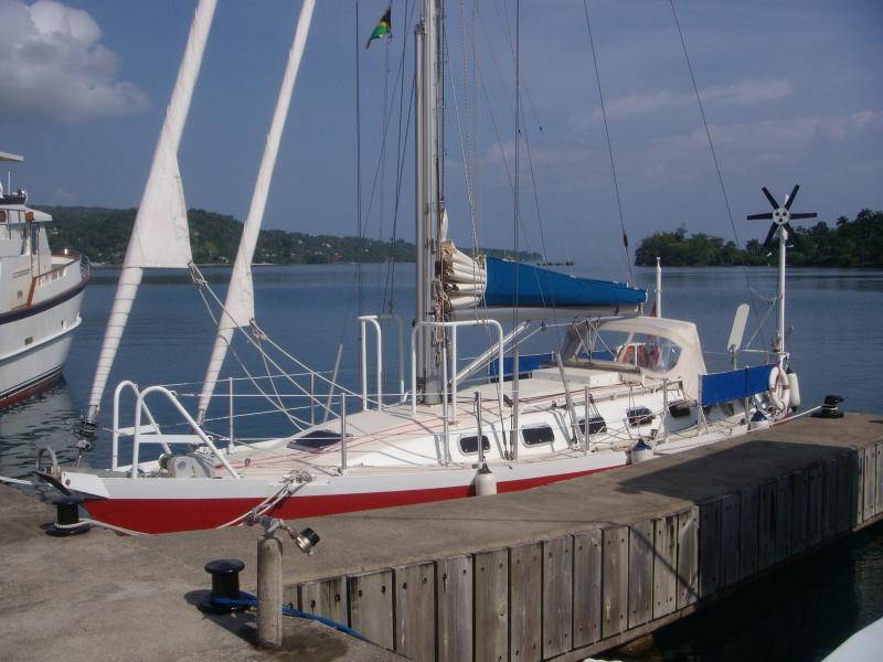 Suleika in der Errol Flynn Marina, Port Antonio 