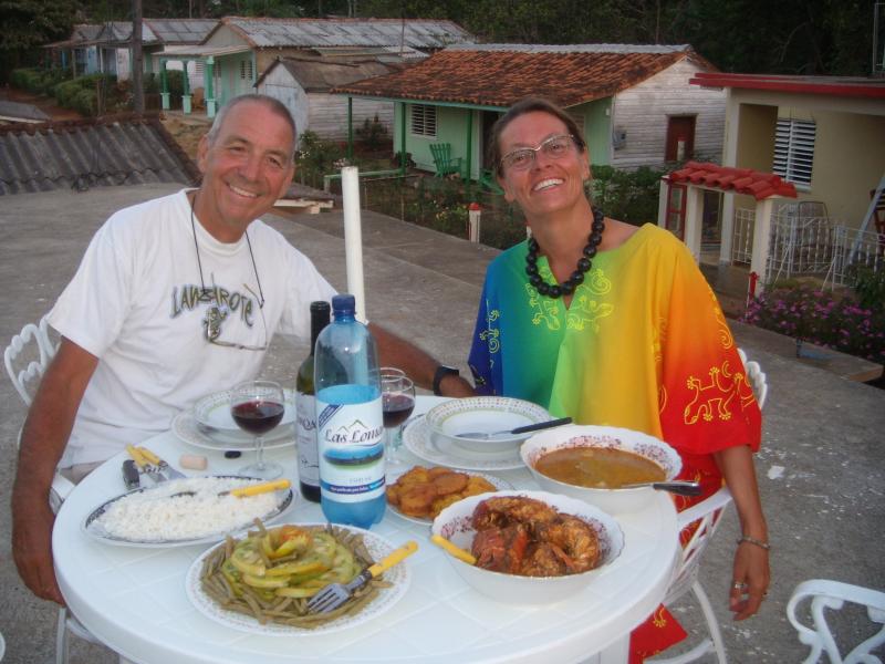 Auf dem Dach bei Nenita, Viñales 
