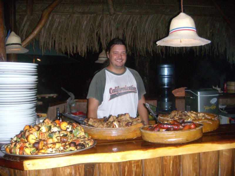 Schweizer Wirt und sein Barbecue 