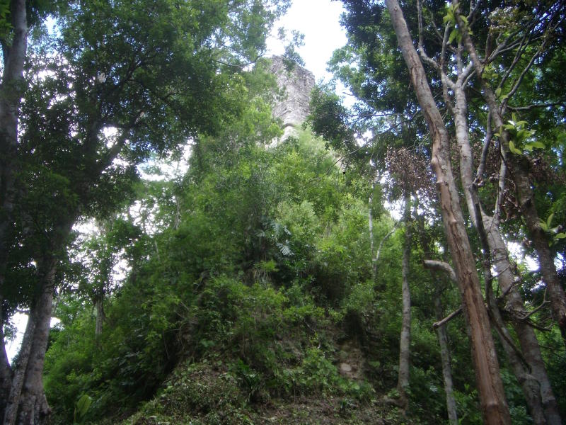 Tempel III, noch nicht ausgegraben  