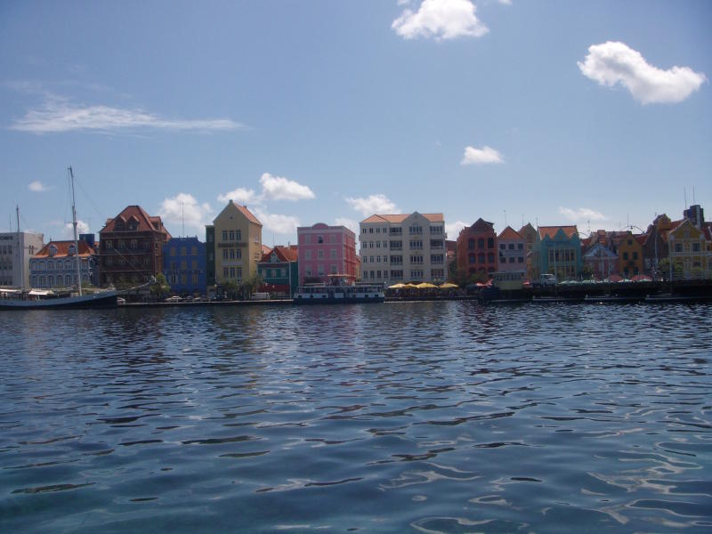 Wasserfront von Punda, Willemstad, Curaçao 