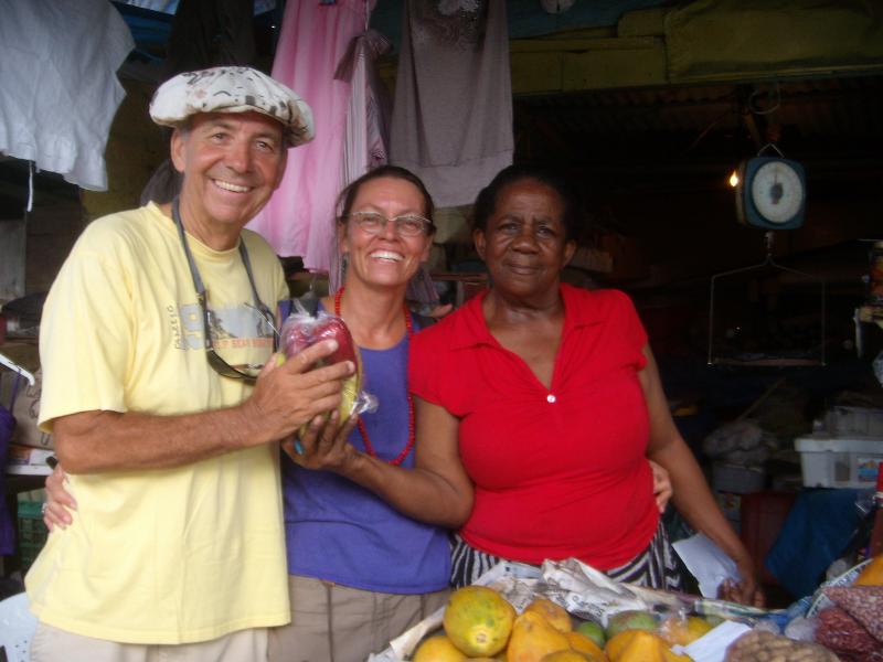 Unsere Marktfrau Norma, Port Antonio, Jamaika 