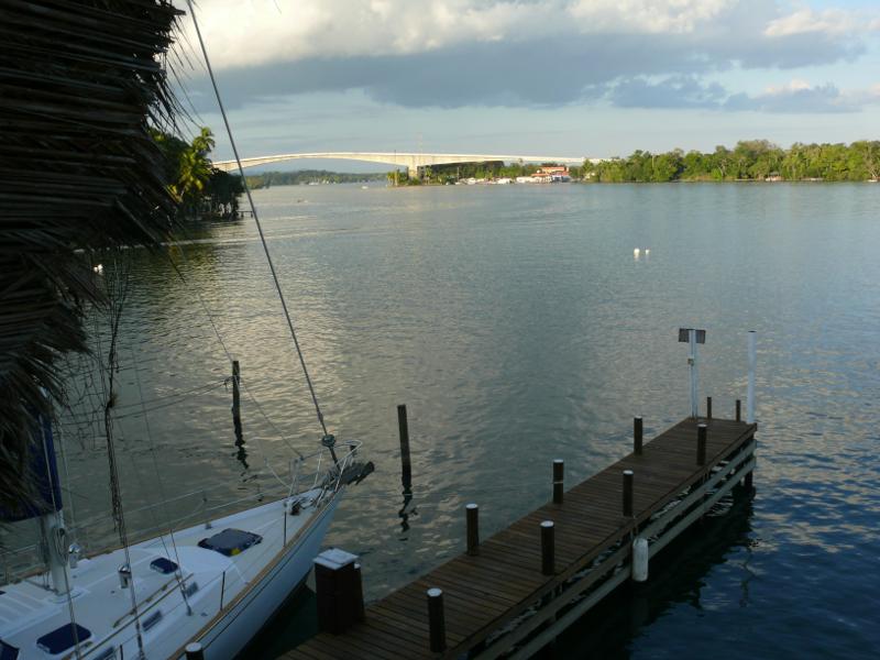 Blick flussabwärts, Rio Dulce 