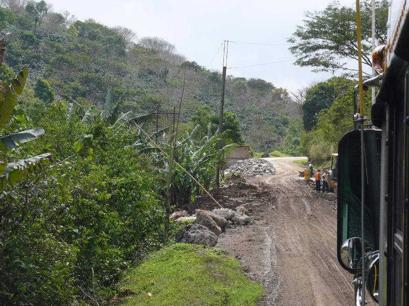 Baustelle – der Bus schlafft ab 