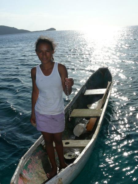 Jennifer, Cayo Cochino Grande, Honduras 