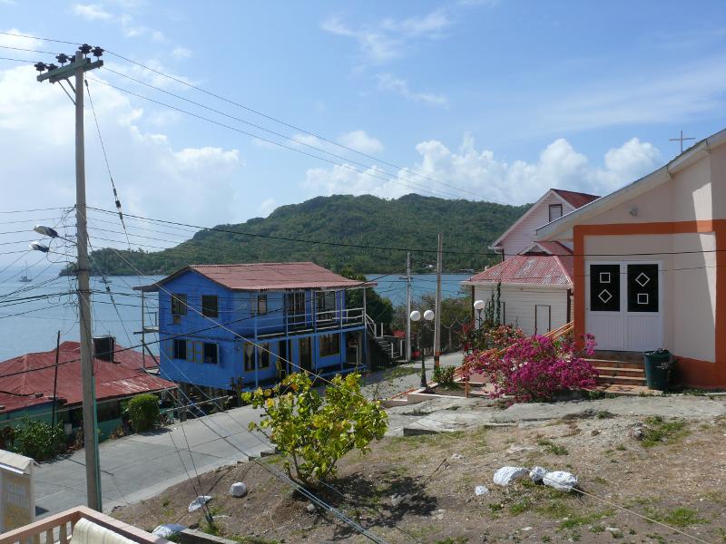 Am Eingang von Santa Isabel, La Providencia 