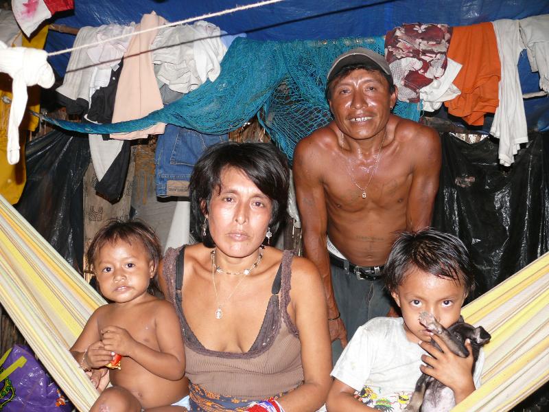 Familienporträt – Renileida, Renilda, Justion und Justino jr. 