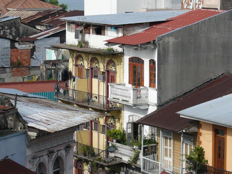 Blick auf Panamá Stadt 