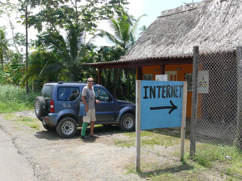 Das Internetcafé in Palenque 