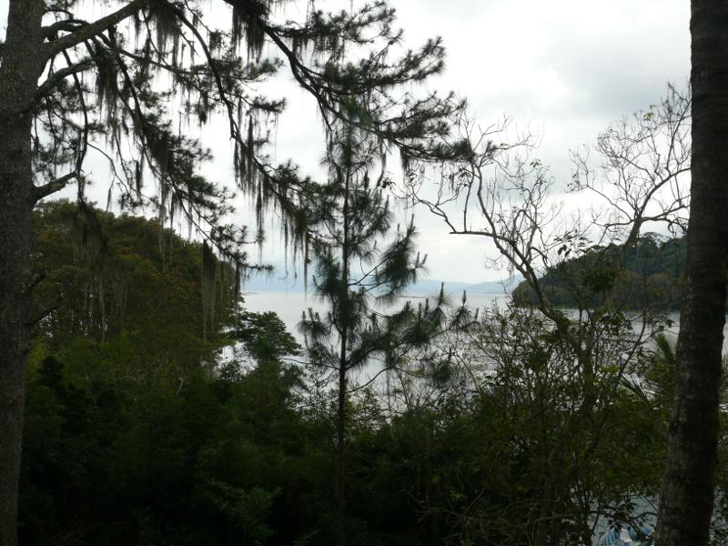 Aussicht vom Hotel Agua Azul, Lago Yojoa 