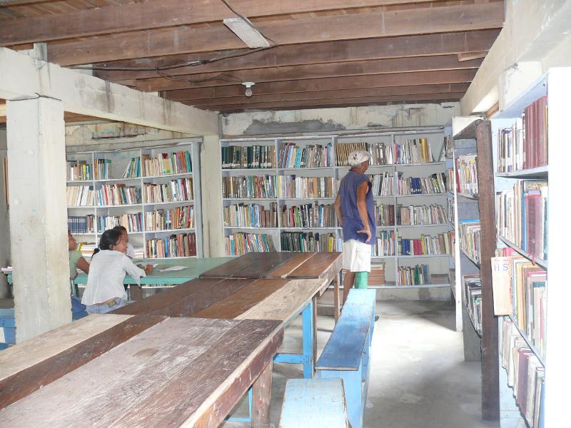 Bibliothek in Narganá 