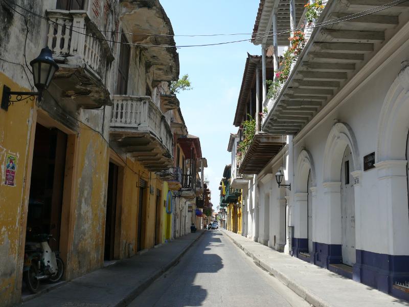 Gasse in Cartagena 
