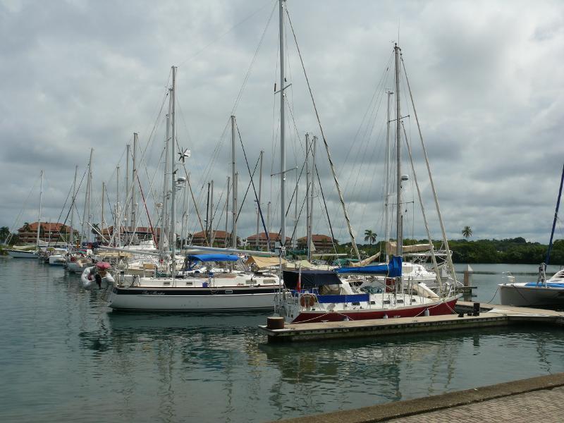 Suleika in der Shelter Bay Marina 