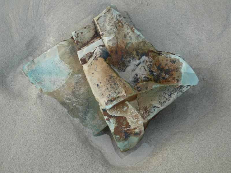 Schöner Stein am Strand 