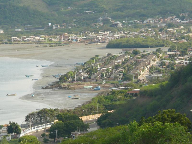 der Natur abgetrotztes Land, Bahía de Caráquez 