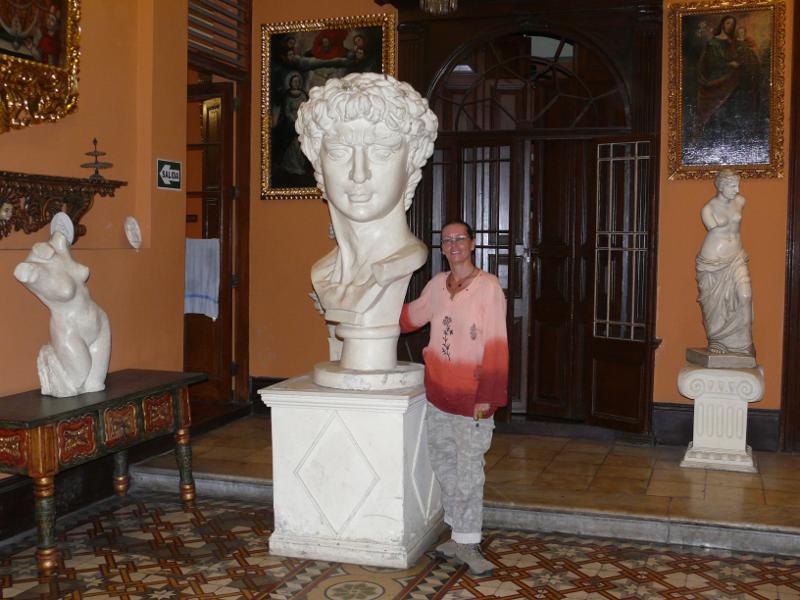 Eingangshalle des Hostal España 