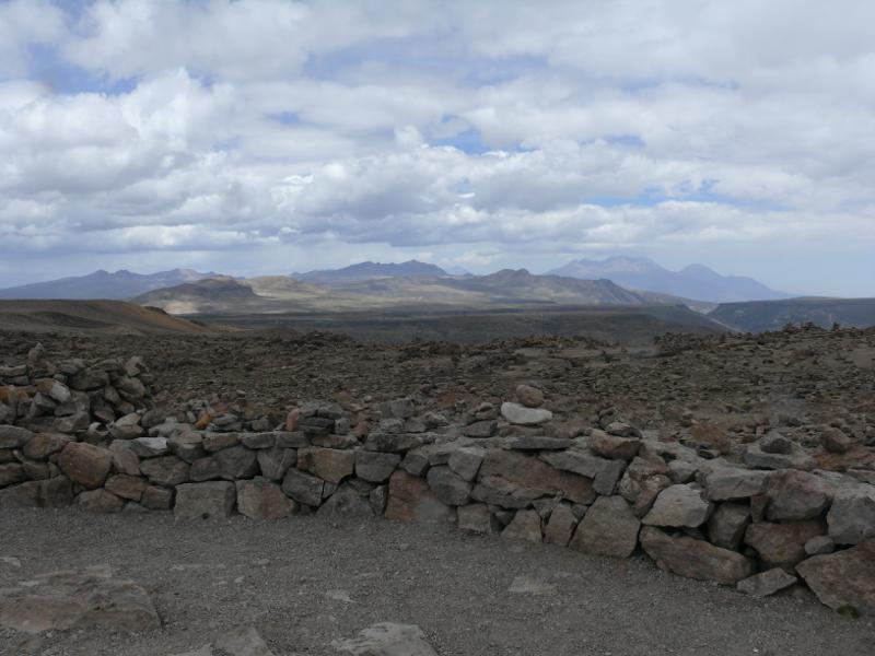 Aussicht von 4’910 Metern über Meer 