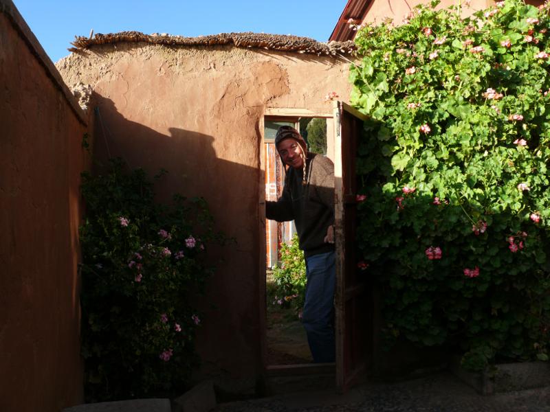 Innenhof unseres Gasthauses 