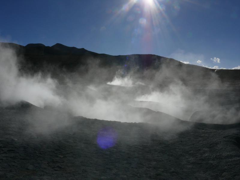 Sol de Manana, Geysire auf 4’850 Metern 