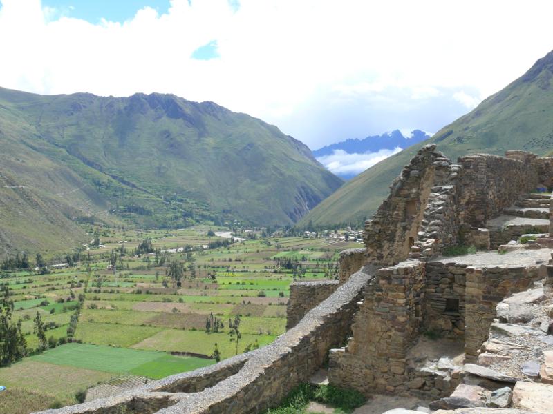 Blick Richtung Machu Picchu 