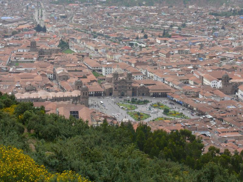 Blick auf Cusco 
